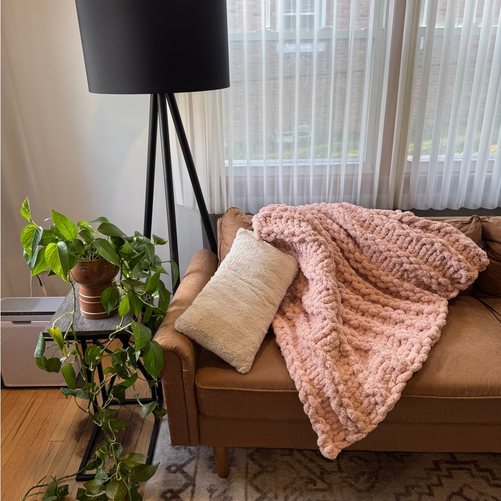 Handmade Chunky Plush Blanket